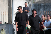 Velório dos jogadores Diogo Jota e André Silva, na Igreja Matriz de Gondomar, em Portugal
