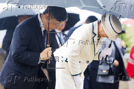 Japanese Emperor Naruhito and Empress Masako visit Mongolia