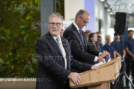 German Chancellor Merz visits Britain