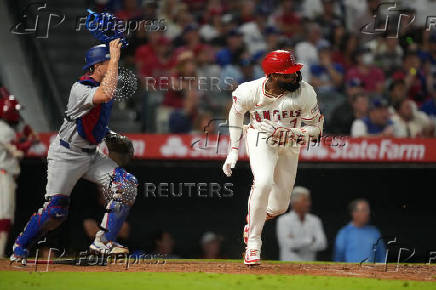 MLB: Los Angeles Dodgers at Los Angeles Angels