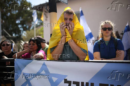 Funeral procession of Israeli hostage Idan Shtivi, whose body was recovered from the Gaza Strip in a military operation