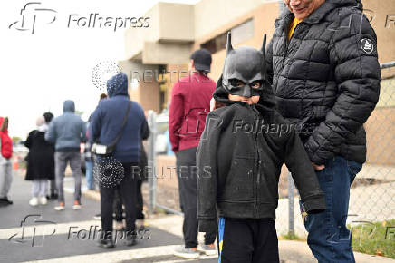 Food pantry is busy, weeks into the continuing U.S. government shutdown, in Commerce City