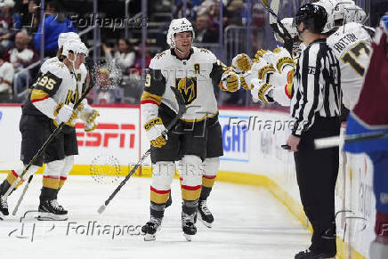 NHL: Vegas Golden Knights at Colorado Avalanche