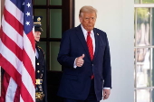 Italian Prime Minister Giorgia Meloni meets with US President Donald Trump in Washington