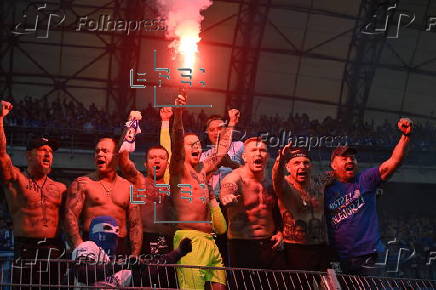 Lech Poznan team celebrate their Polish Extra League championship title