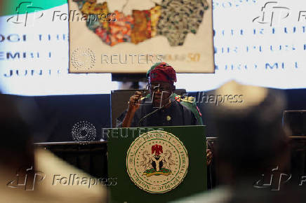 ECOWAS at 50: leaders from the Economic Community of West African States (ECOWAS) gather to celebrate in Lagos Nigeria