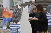 Hermitage Cat Day celebration in St. Petersburg