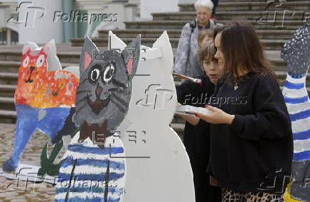 Hermitage Cat Day celebration in St. Petersburg