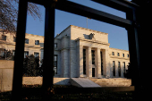 FILE PHOTO: The Federal Reserve building is seen in Washington, D.C.