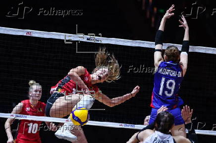FIVB Volleyball Women's Nations League - Belgium vs Thailand
