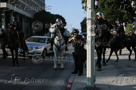 Protests against federal immigration sweeps continue, in Los Angeles