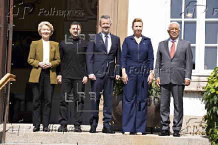 Ukrainian president visits Denmark as it inaugurates EU Presidency 2025