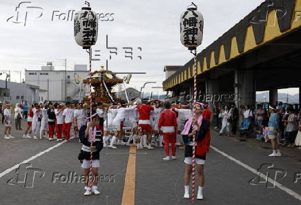 Chikura Matsuri summer festival in Chiba Prefecture