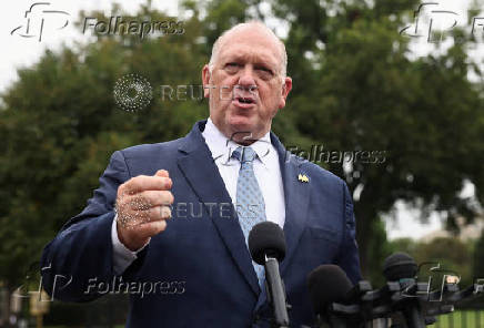 Tom Homan speaks at the White House  in Washington