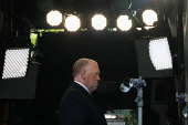 U.S. Attorney General Pam Bondi does an interview, outside the White House