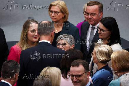 Election of a new German Chancellor, in Berlin