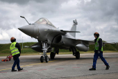 The French Navy's Landivisiau Air Base in Saint-Servais