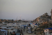 Internally displaced Palestinians from the northern Gaza Strip