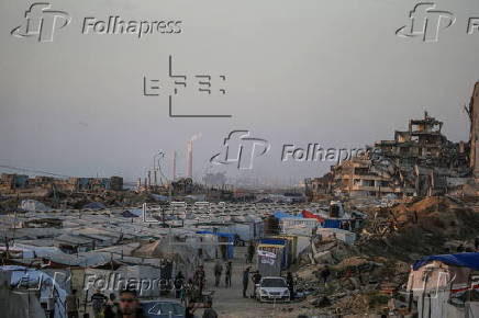 Internally displaced Palestinians from the northern Gaza Strip
