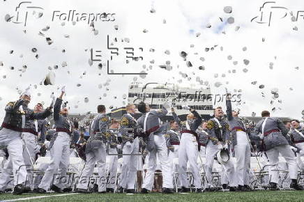 US President Trump delivers commencement address at US Military Academy