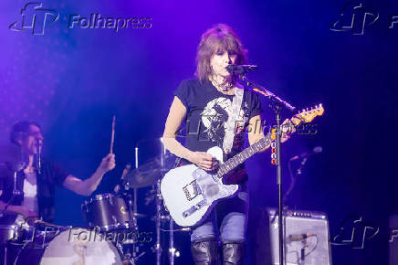 The Pretenders durante show em São Paulo