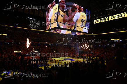 NBA: Playoffs-New York Knicks at Indiana Pacers