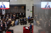 Chile's President Boric delivers his annual speech to the nation at the National Congress building in Valparaiso