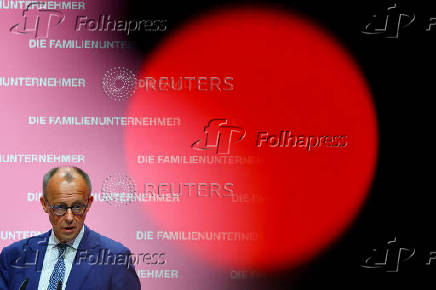 German Chancellor Friedrich Merz attends the German family entrepreneur day event in Berlin