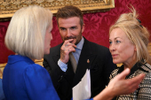 Britain's King Charles attends the King's Foundation Awards ceremony, in London