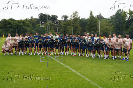 Primer entrenamiento del Oviedo en Primera División tras 24 años