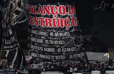 Protesto da Gaviões da Fiel no Parque São Jorge