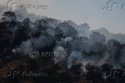 Wildfire in Albania