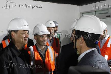 Governador Tarcísio visita obras do monotrilho - SP