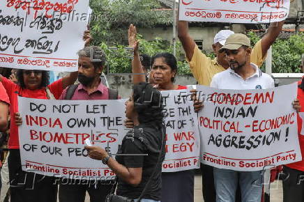 Protest against India-Sri Lanka agreements