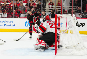 NHL: Stanley Cup Playoffs-New Jersey Devils at Carolina Hurricanes