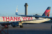 Air Traffic Control Tower is seen at Denver International Airport