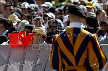 Pope Leo attends his weekly general audience