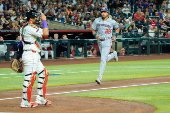 MLB: Washington Nationals at Arizona Diamondbacks