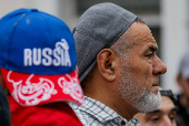 Muslims celebrate Eid al-Adha in Moscow