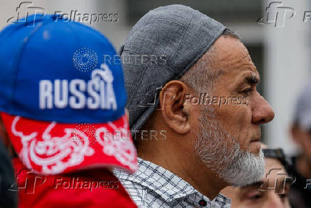 Muslims celebrate Eid al-Adha in Moscow
