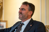 Oklahoma governor Kevin Stitt in Oklahoma City