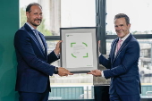 Opening ceremony of carbon capture plant in Brevik