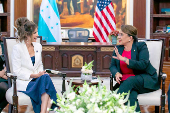 U.S. Secretary of Homeland Security Kristi Noem in Honduras