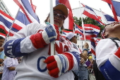 Rally outside UN amid escalating Thai-Cambodian border dispute