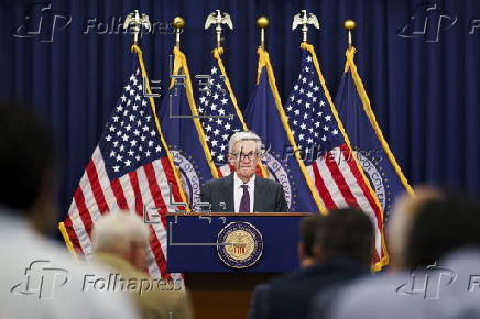 Fed Chair Powell presser after leaving interest rates unchanged