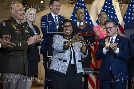 Congressional Gold Medal ceremony for the 369th Infantry Regiment's Harlem Hellfighters