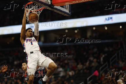 Folhapress - Fotos - NBA: Philadelphia 76ers at Washington Wizards