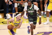 NBA Playoffs - Minnesota Timberwolves at Los Angeles Lakers