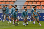 Entrenamiento del Atlético de Madrid