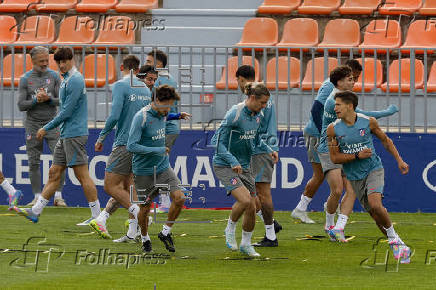 Entrenamiento del Atlético de Madrid
